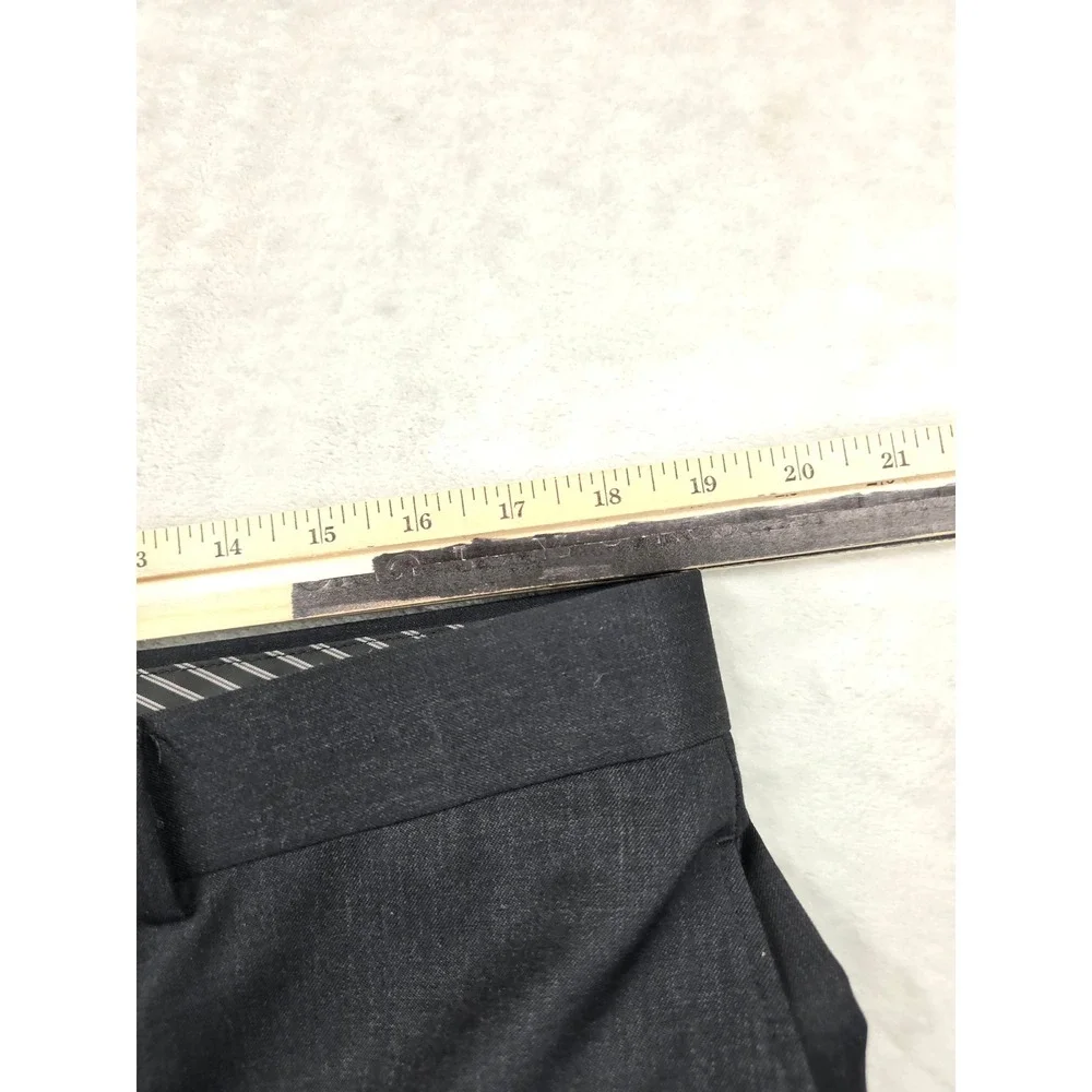 Pronto Uomo‎ Platinum Suit Mens 44L 2 Piece Pants 38x30 Charcoal Gray 100% Wool